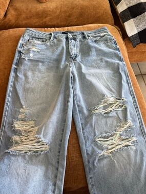 Judy Blue Light Blue 90's Straight Jeans